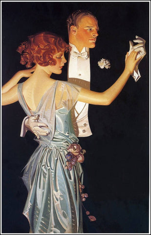 J. C. Leyendecker Arrow Collar advertisement (1918): beautifully framed reproduction