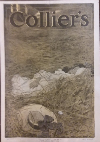 Jessie Willcox Smith cover illustration for "Collier's Weekly" (1905): rare, beautifully framed antique