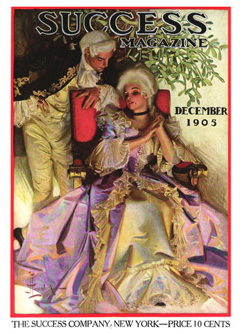 J. C. Leyendecker cover illustration for "Success Magazine" (1905): beautifully framed antique