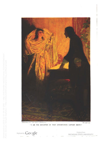 Howard Pyle story illustration for "Harper's Monthly" (1907): beautifully framed antique
