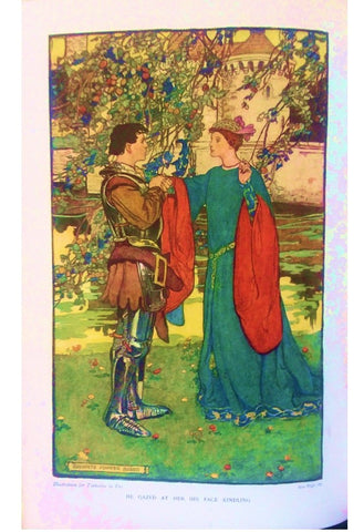 Elizabeth Shippen Green story illustration for "Harper's Monthly" (1906): beautifully framed antique